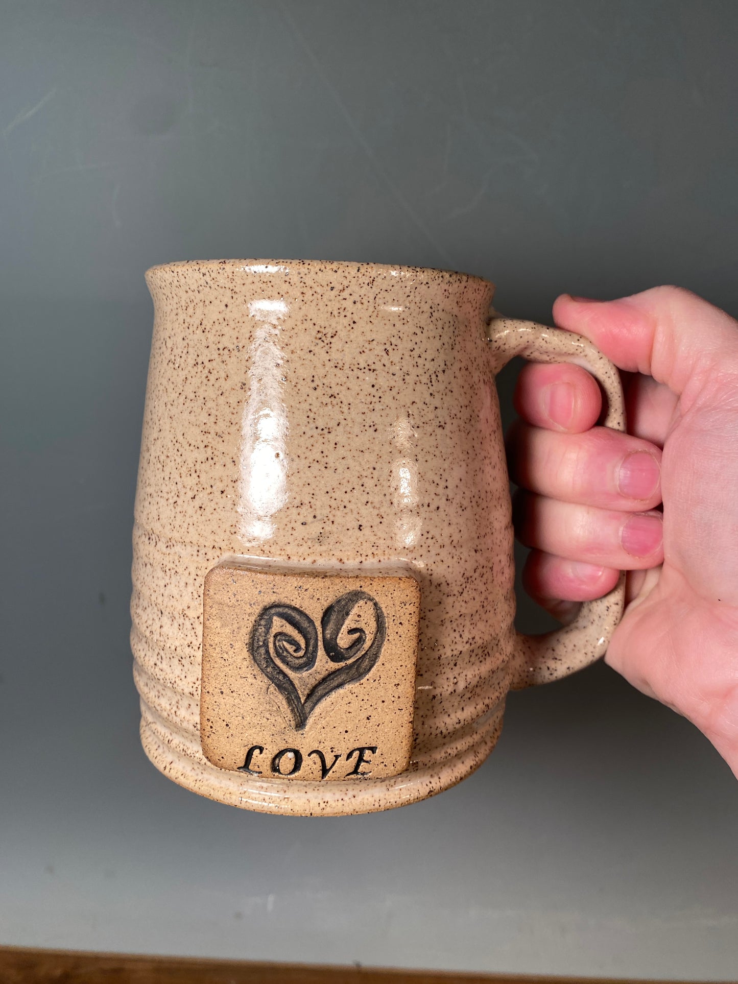 Valentine swirl Heart Custom coffee mug
