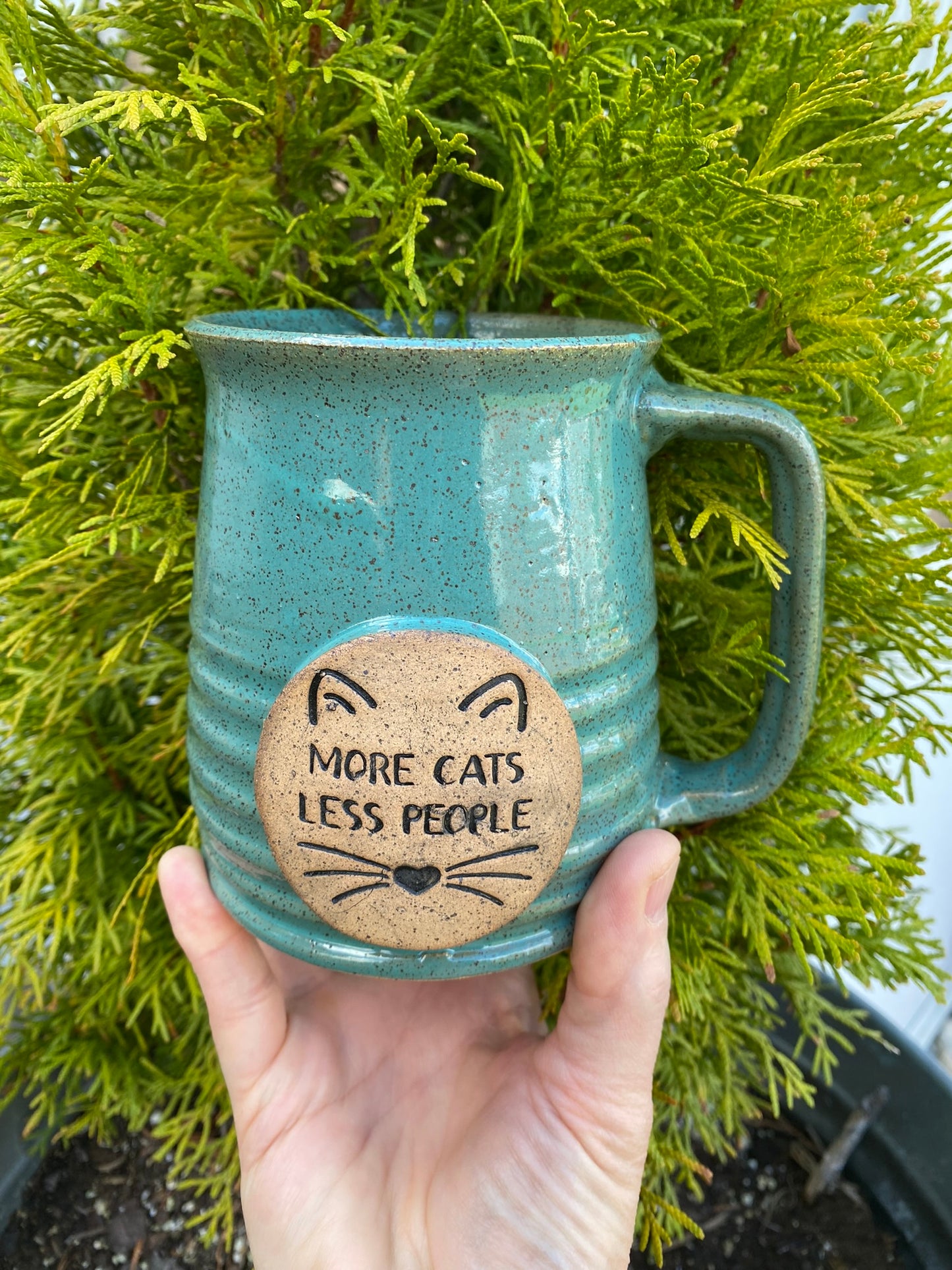 More Cats Less People Custom coffee mug