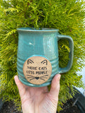 More Cats Less People Custom coffee mug
