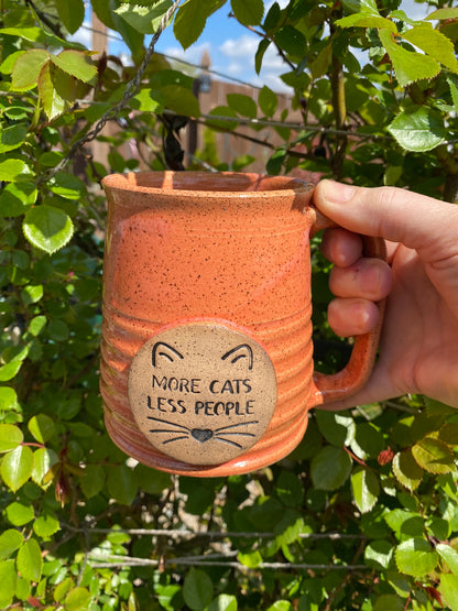 More Cats Less People Custom coffee mug