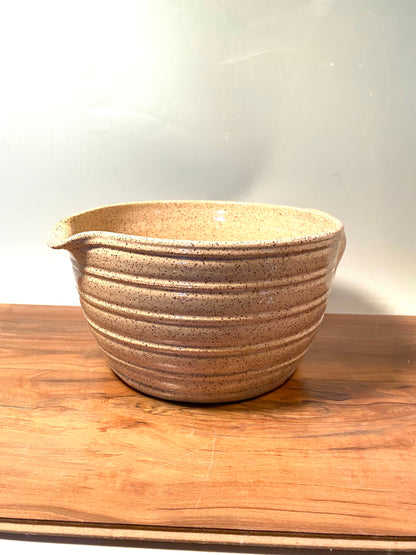 Batter Mixing Bowl With Spout and Handle