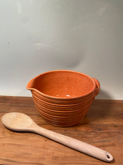 Batter Mixing Bowl With Spout and Handle