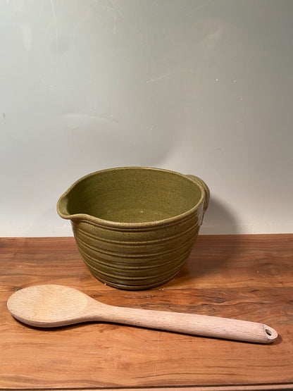 Batter Mixing Bowl With Spout and Handle