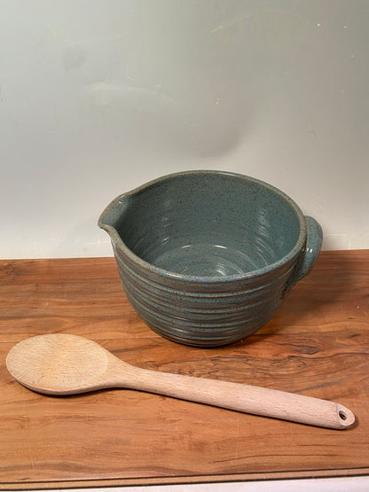 Batter Mixing Bowl With Spout and Handle