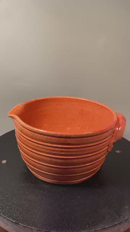 Batter Mixing Bowl With Spout and Handle