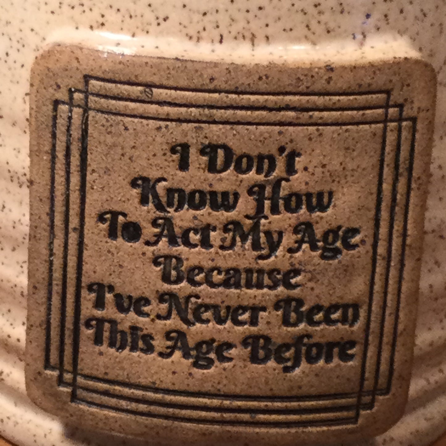 Act My Age Custom coffee mug