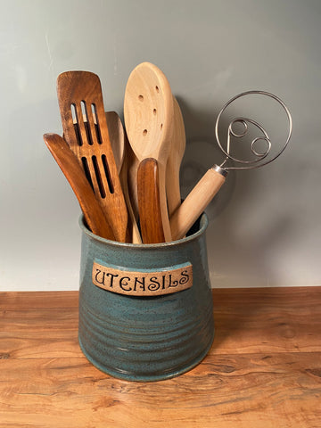 Personalized Kitchen Utensil Holder / Wine Bottle Chiller