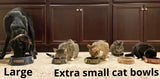 Extra Small Pottery Pet Bowl