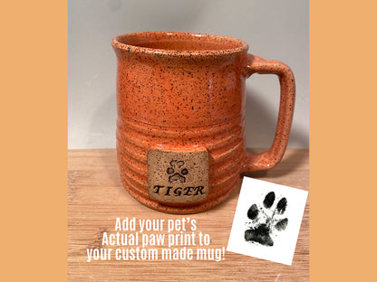 Your Pet’s Custom paw print mug